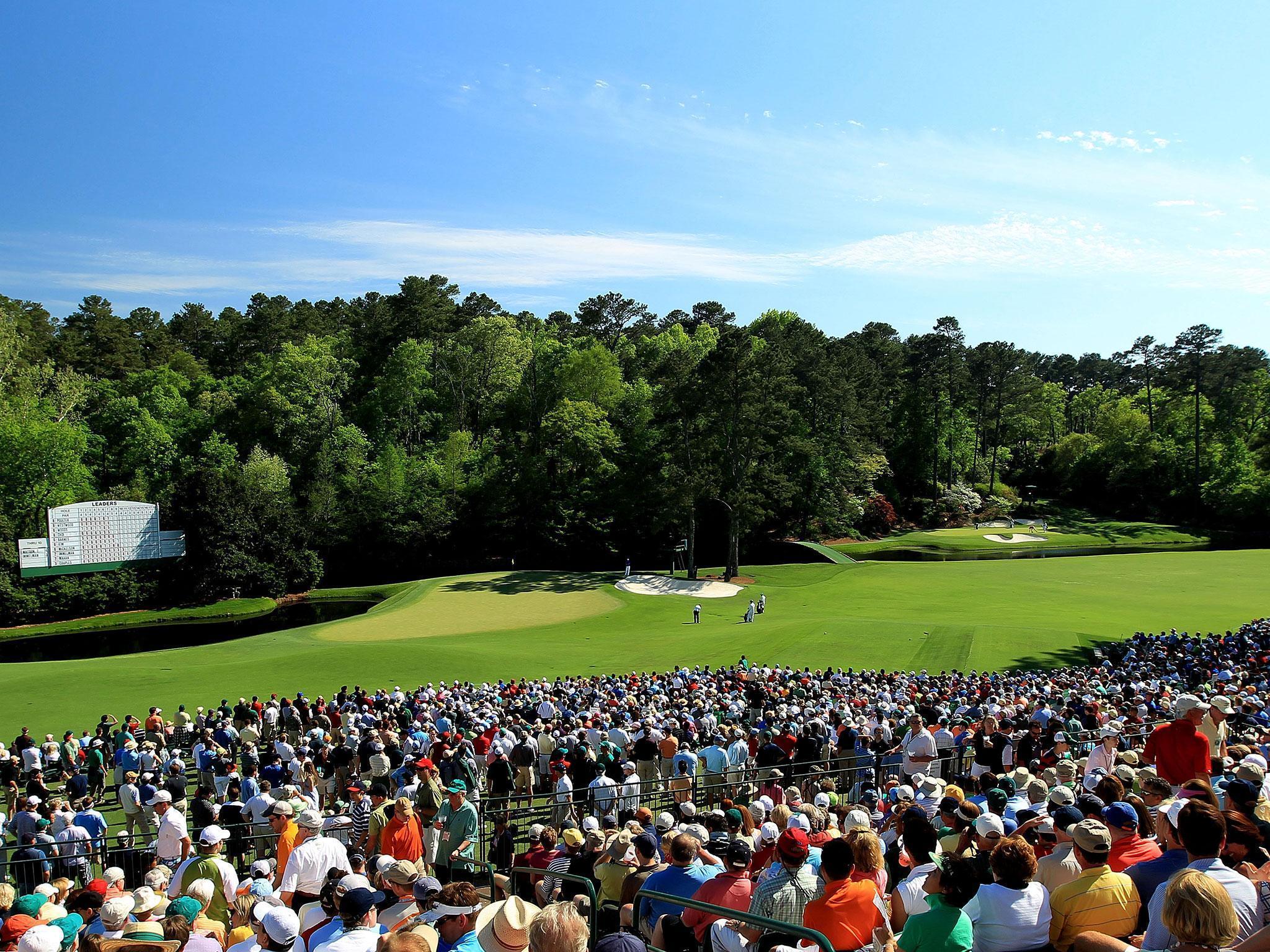 The pond(left of green in image) claims many an approach shot