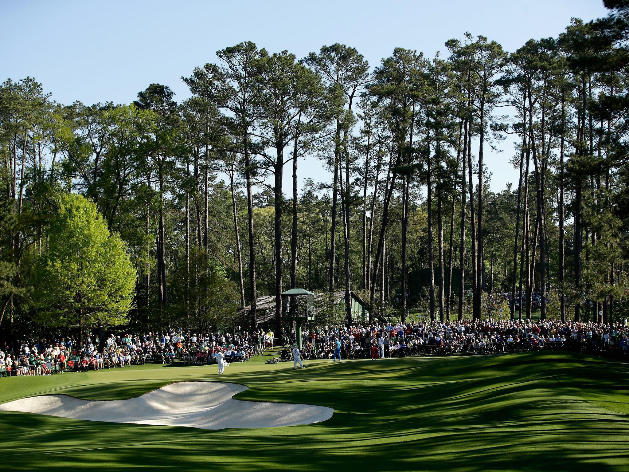 A great spectator hole as Augusta patrons can watch the entire hole tee to green without moving