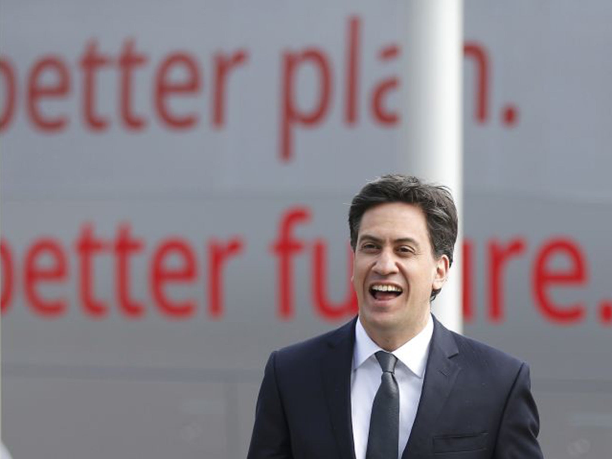 Ed Miliband at an election campaign event in Bristol on Tuesday. He will say the non-dom rules ‘hold Britain back’ (Reuters)