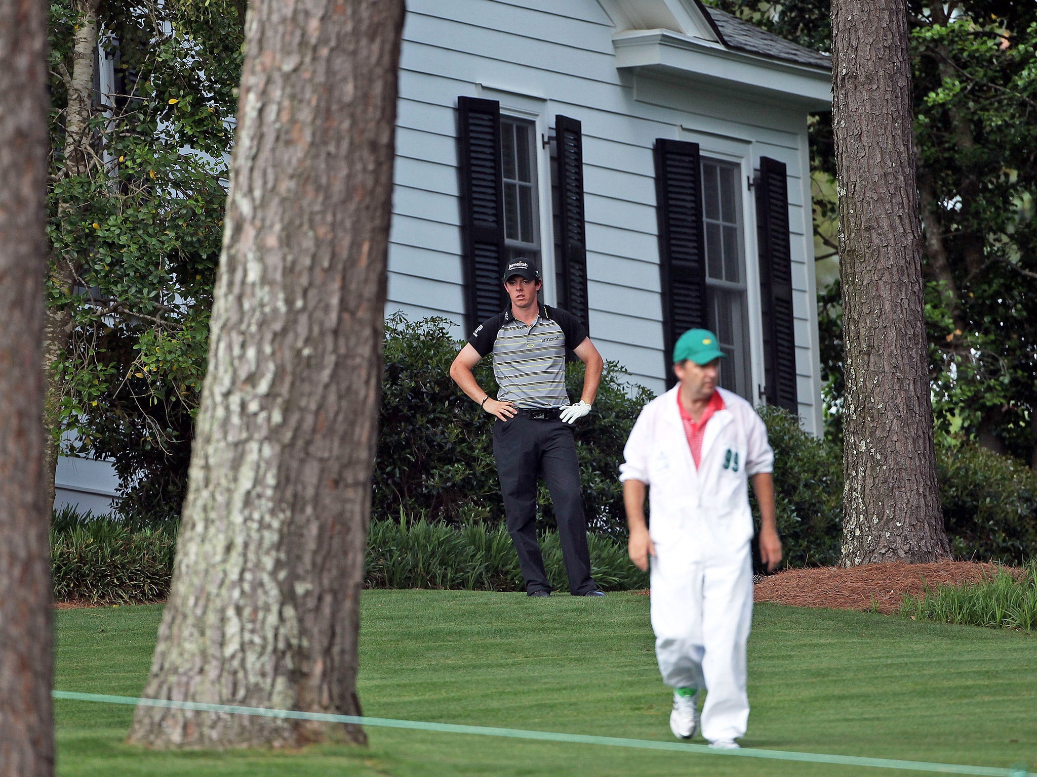 McIlroy led by four in 2011 - only to let the title slip from his grasp during a disastrous final round (Getty)