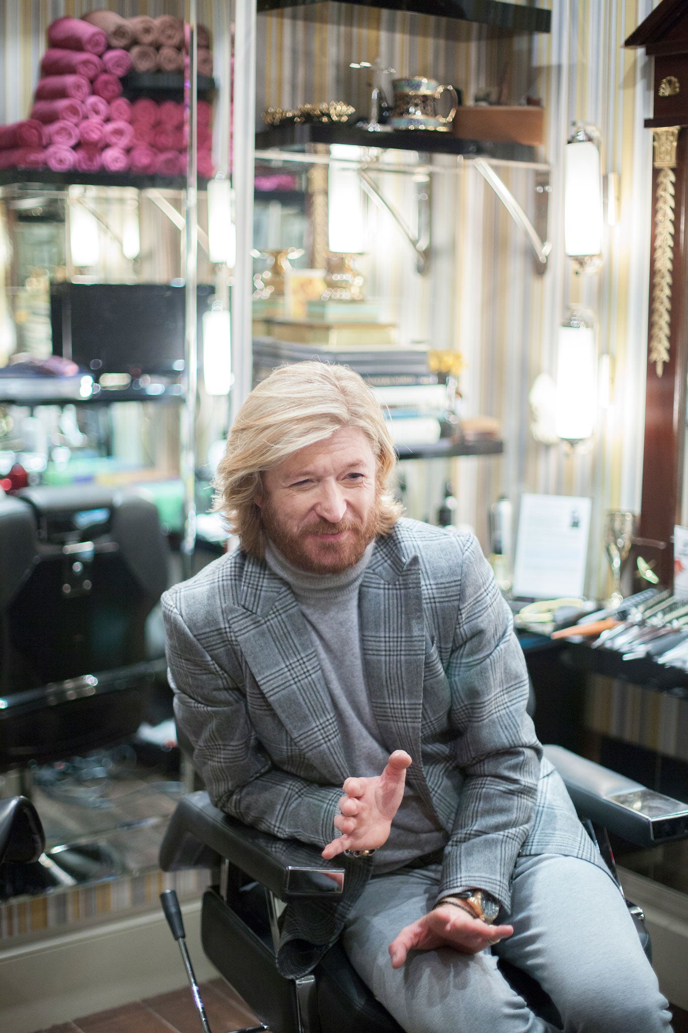 Blond ambition: 'At my age, I'm just thrilled that I still have any hair'