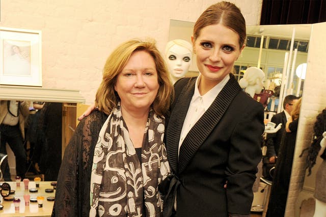 Barton and her mother, Nuala, at the opening of The Mischa Barton Boutique in London in 2012