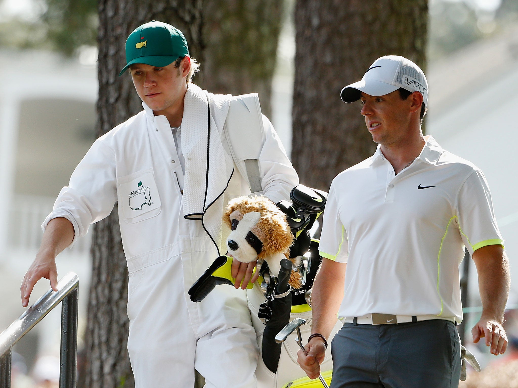 Horan and McIlroy tackle the Par-Three course at Augusta