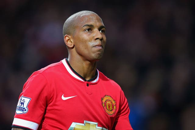 Manchester United winger Ashley Young