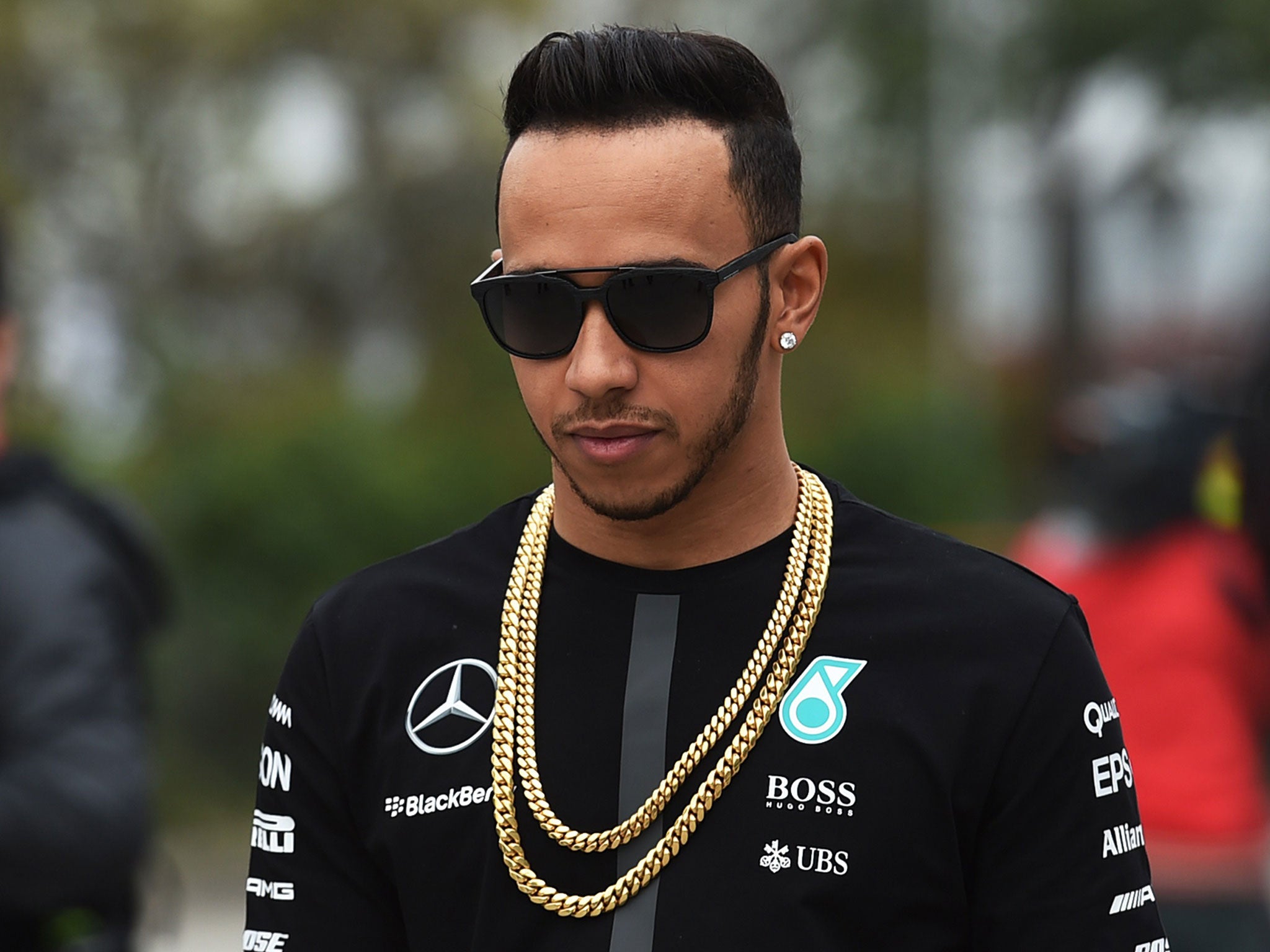 Lewis Hamilton is in contract talks with Mercedes