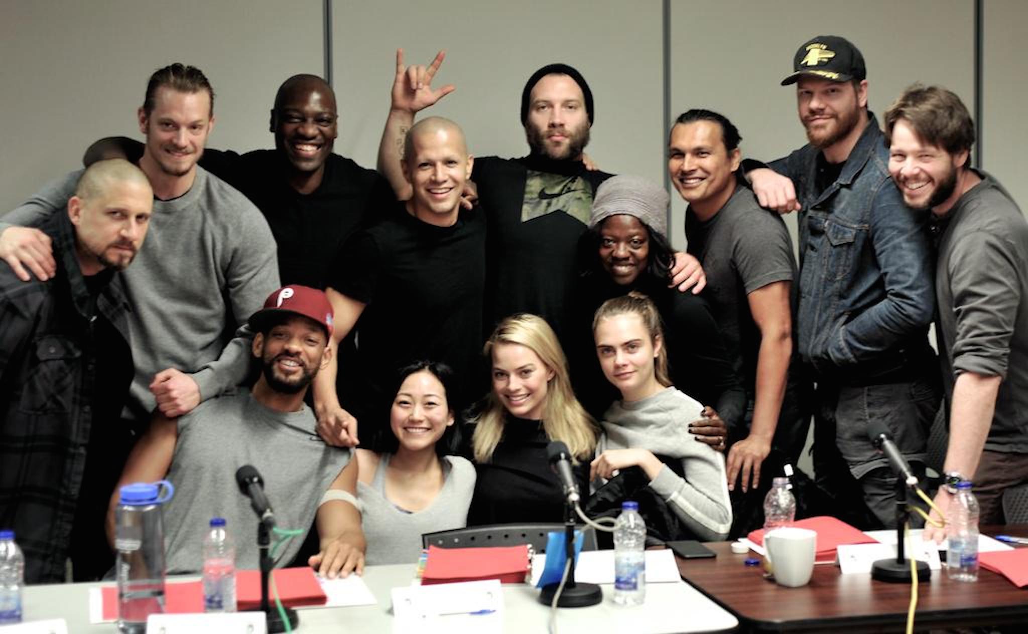 The cast of David Ayer's Suicide Squad meet for a read-through