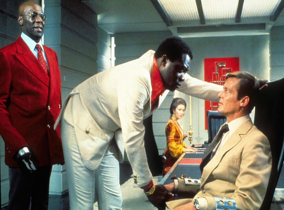 Yaphett Kotto with Julius W Harris and Jane Seymour in 1973 Bond movie Live and Let Die