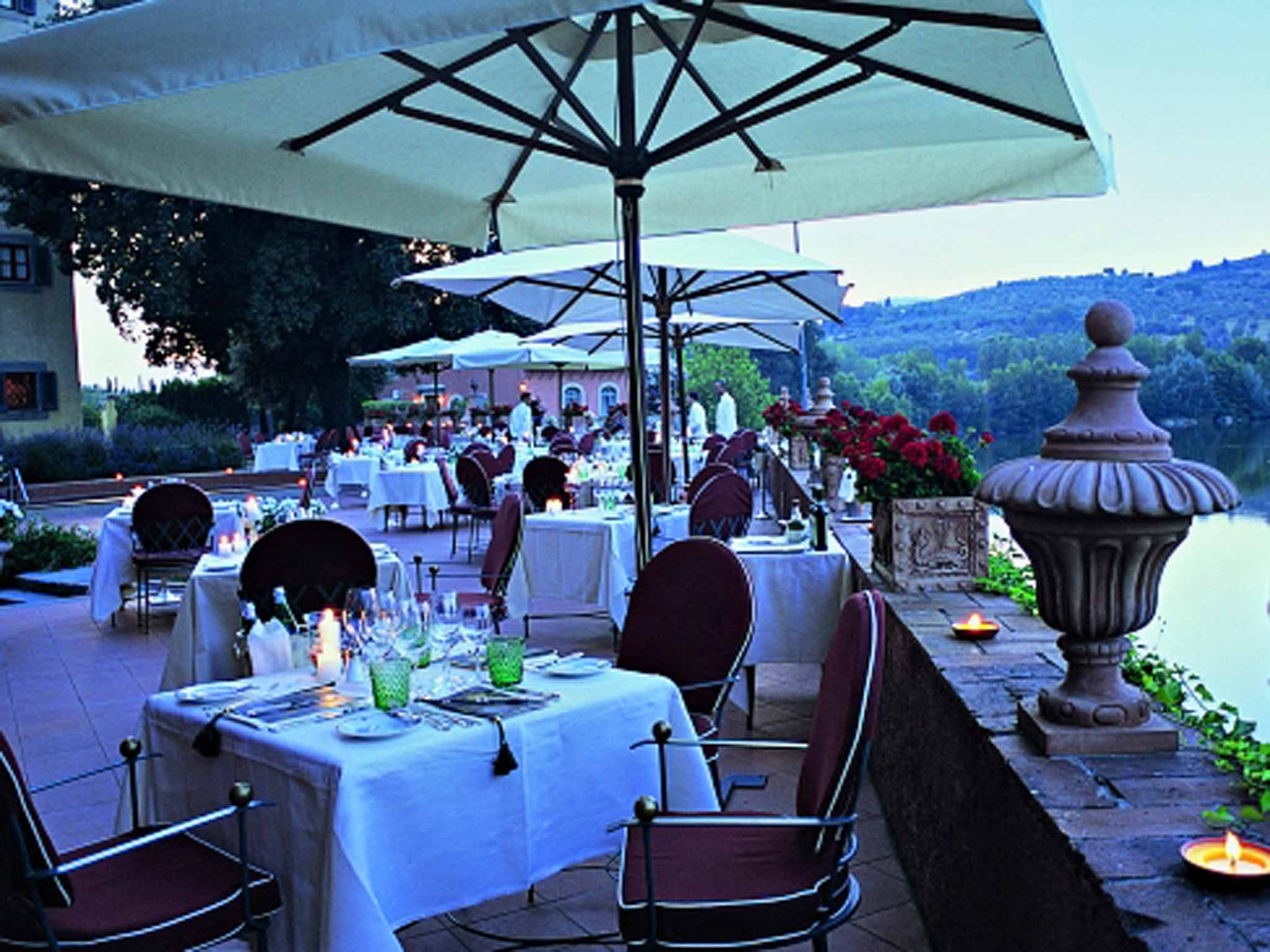 Villa la Massa restaurant