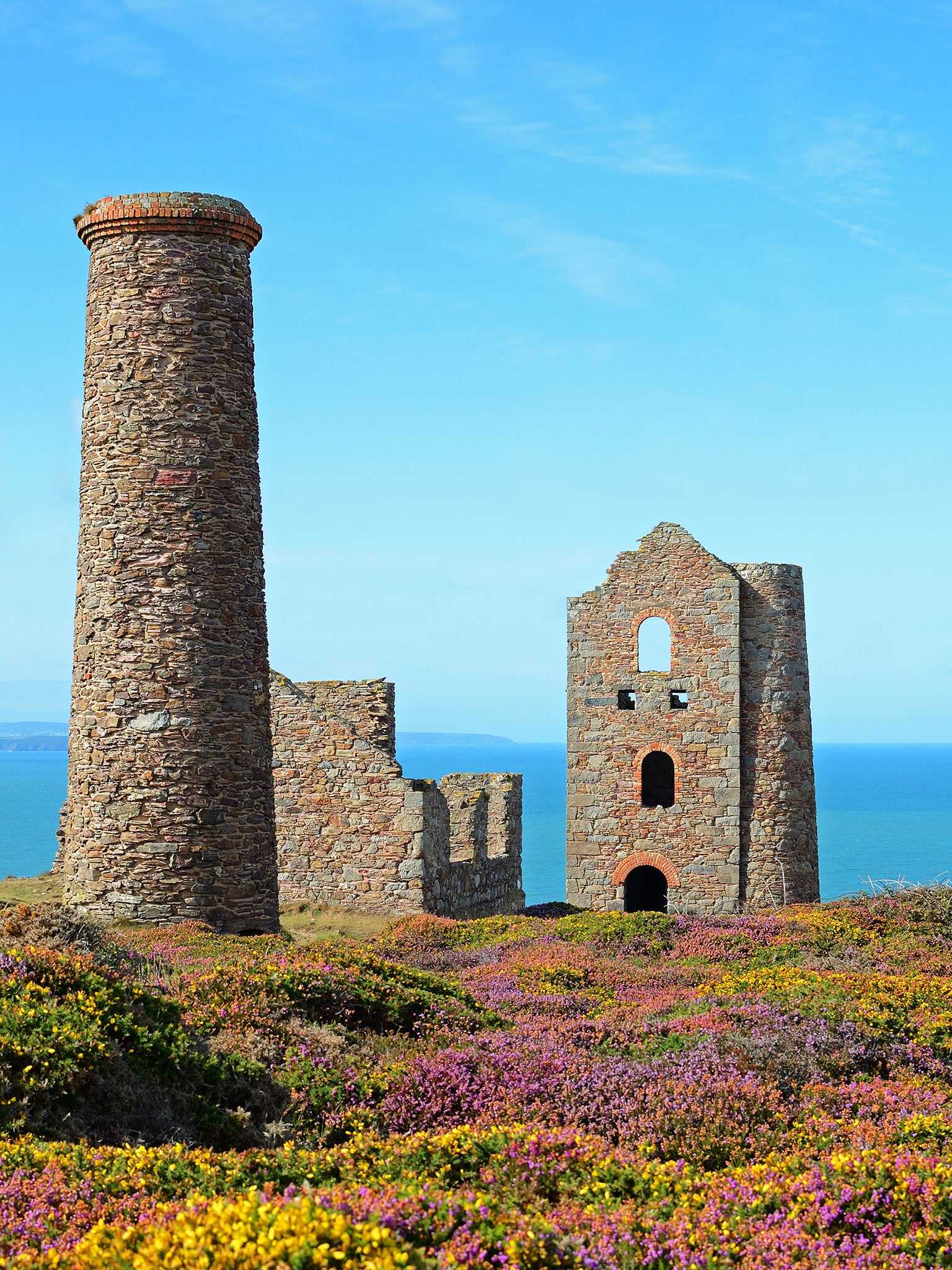 What lies beneath: the old Wheal Coates tin mine near St Agnes in Cornwall