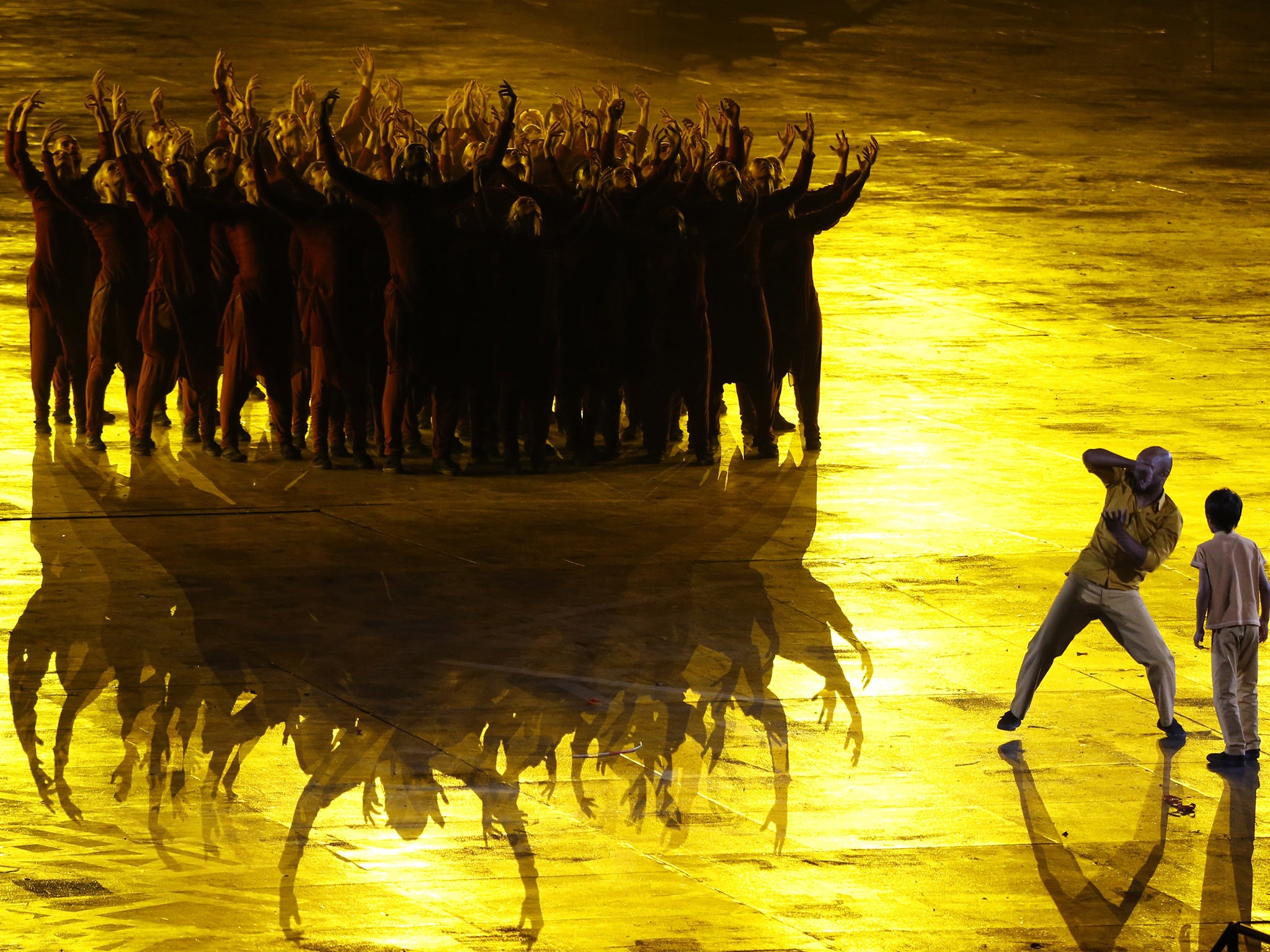 A segment of the 2012 Olympics’ Opening Ceremony, designed by Akram Khan
