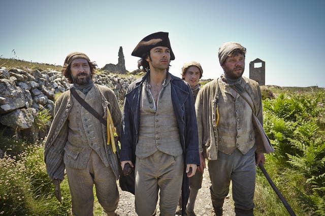 Ross Poldark (played by Aidan Turner) epitomises the risk-taking spirit of 18th-century mine owners