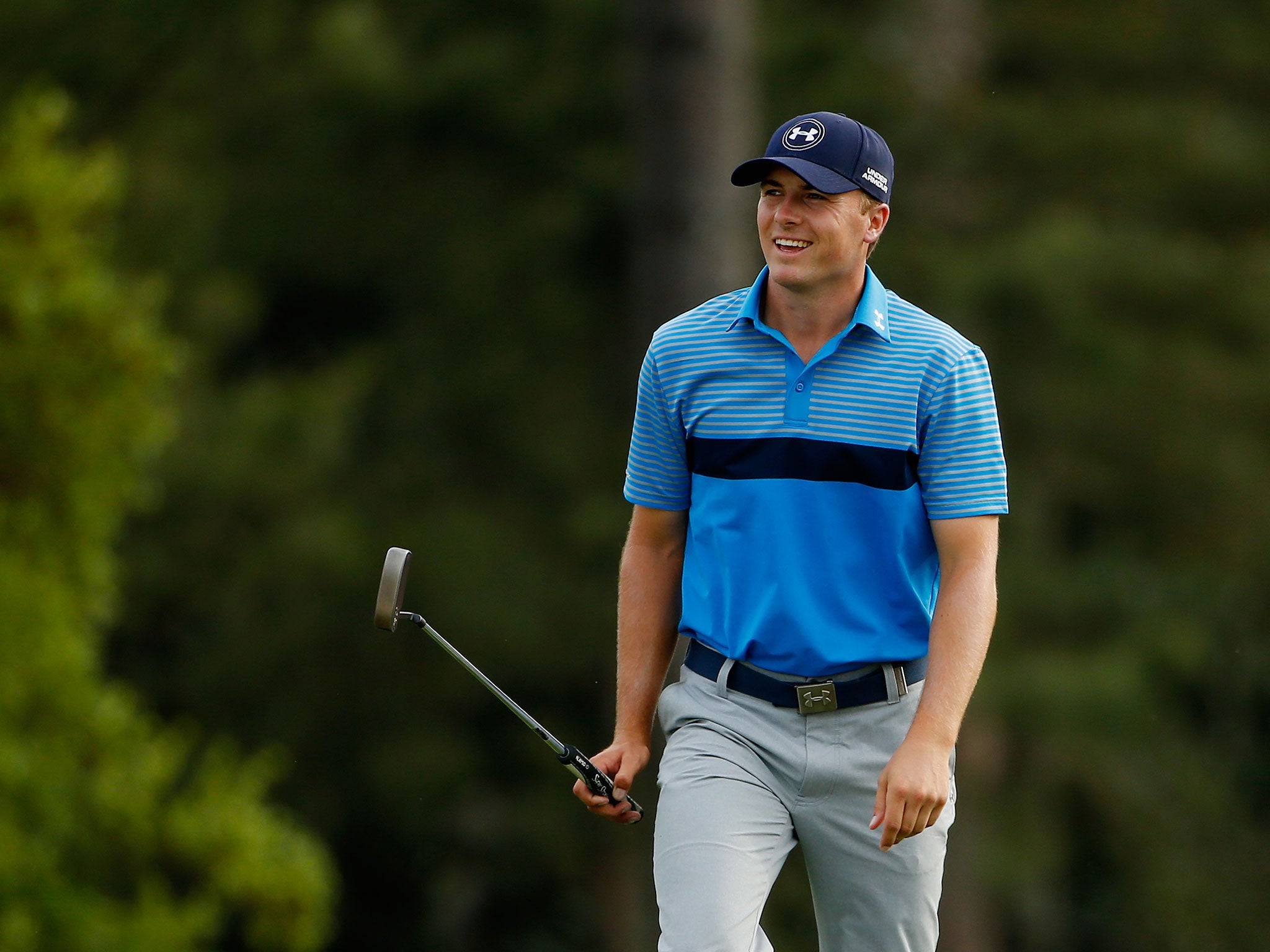 Jordan Spieth will hope to remain in contention at the Masters