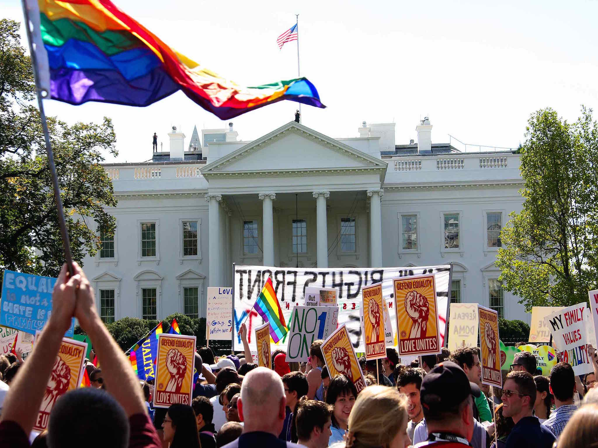 The White House has been making small steps to promote LGBT rights, officials claim