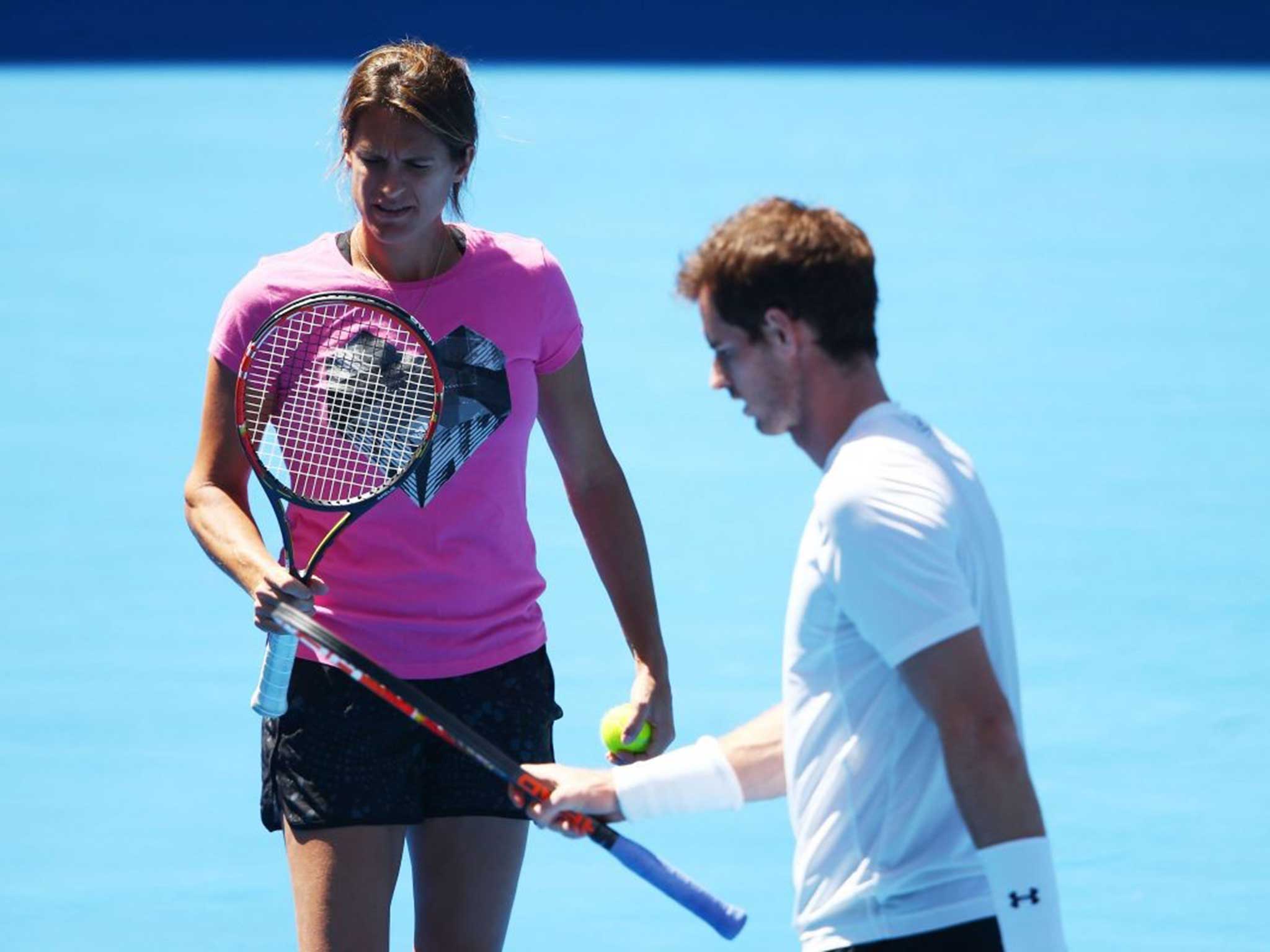 Andy Murray’s recent form has seemed dependent on the presence of coach Amélie Mauresmo