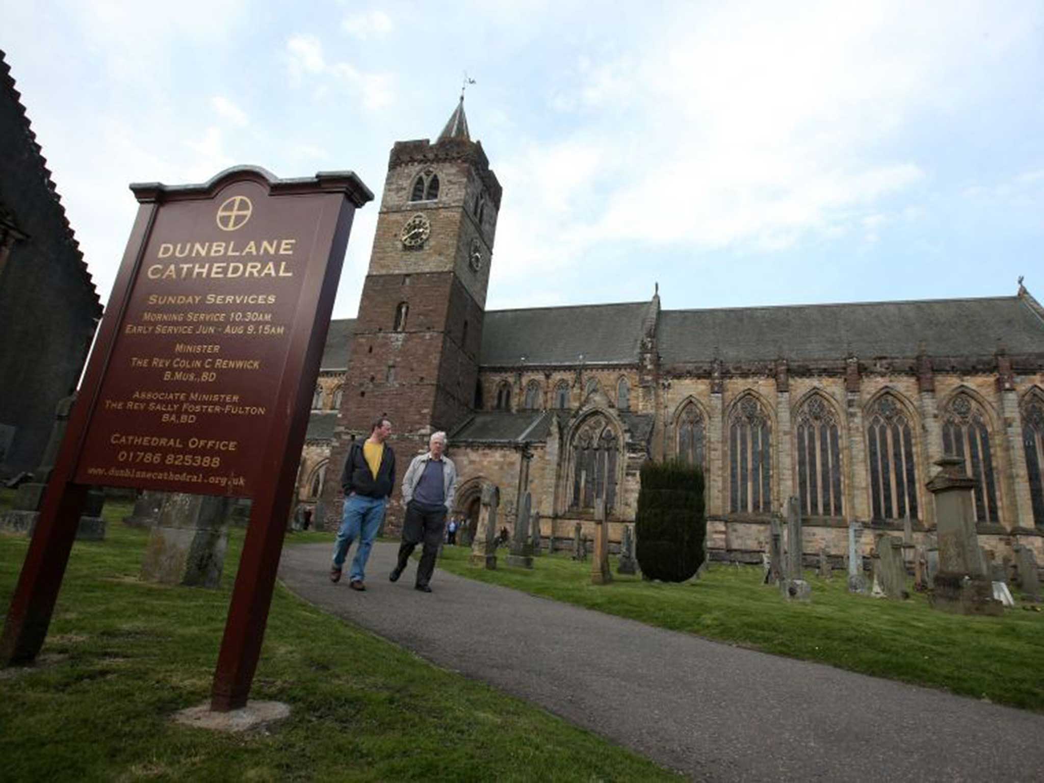 The couple will marry at Dunblane Cathedral