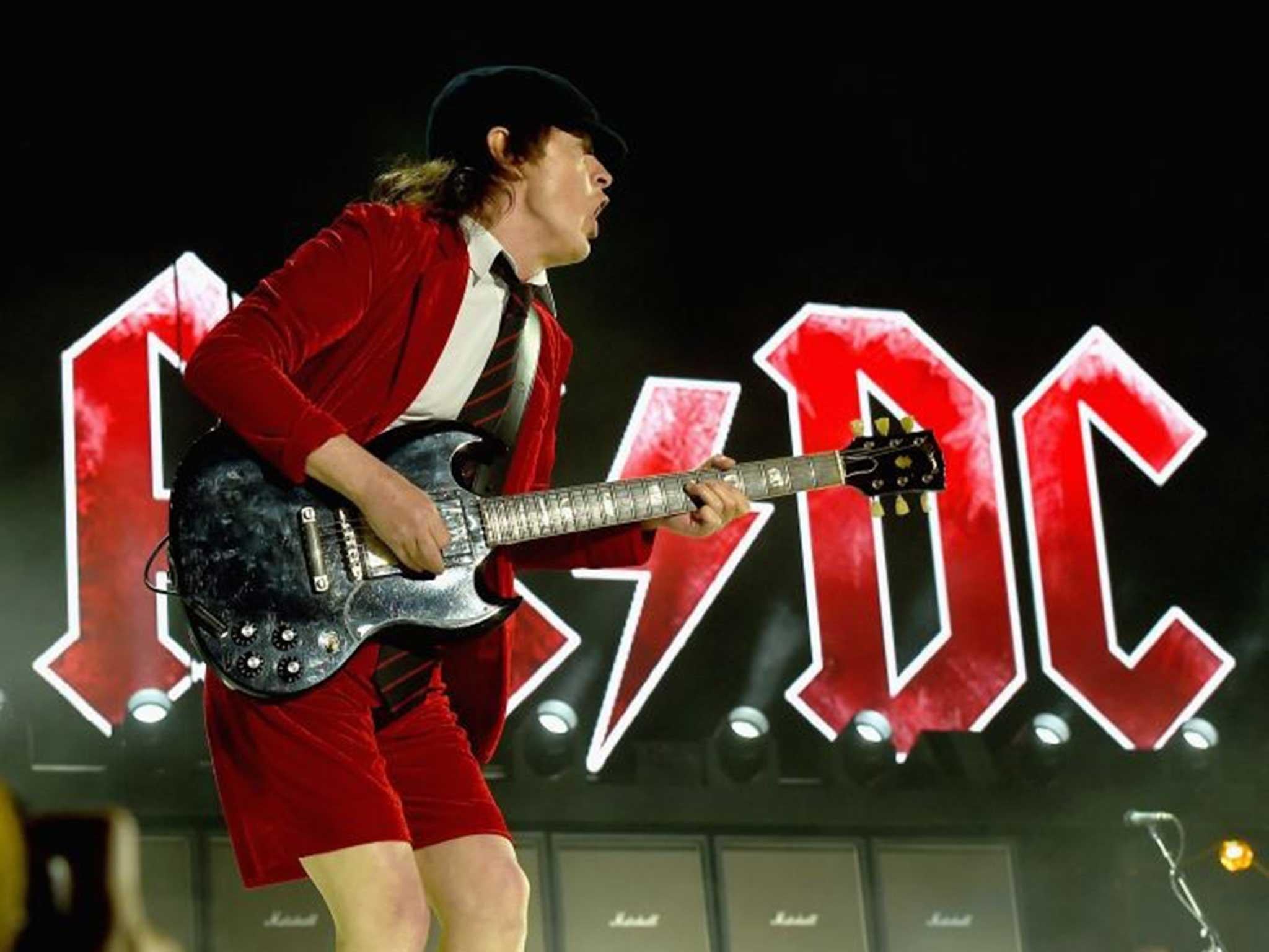 AC/DC performing at Coachella