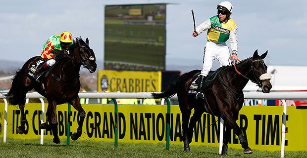 Many Clouds and Leighton Aspell win the 2015 Grand National