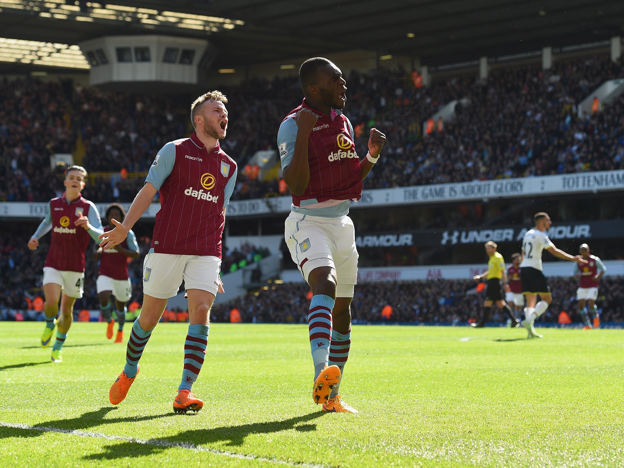 Christian Benteke scored his eighth goal in six games to hand Villa the win