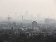 Air pollution warning issued for UK as warmer temperatures increase smog risk