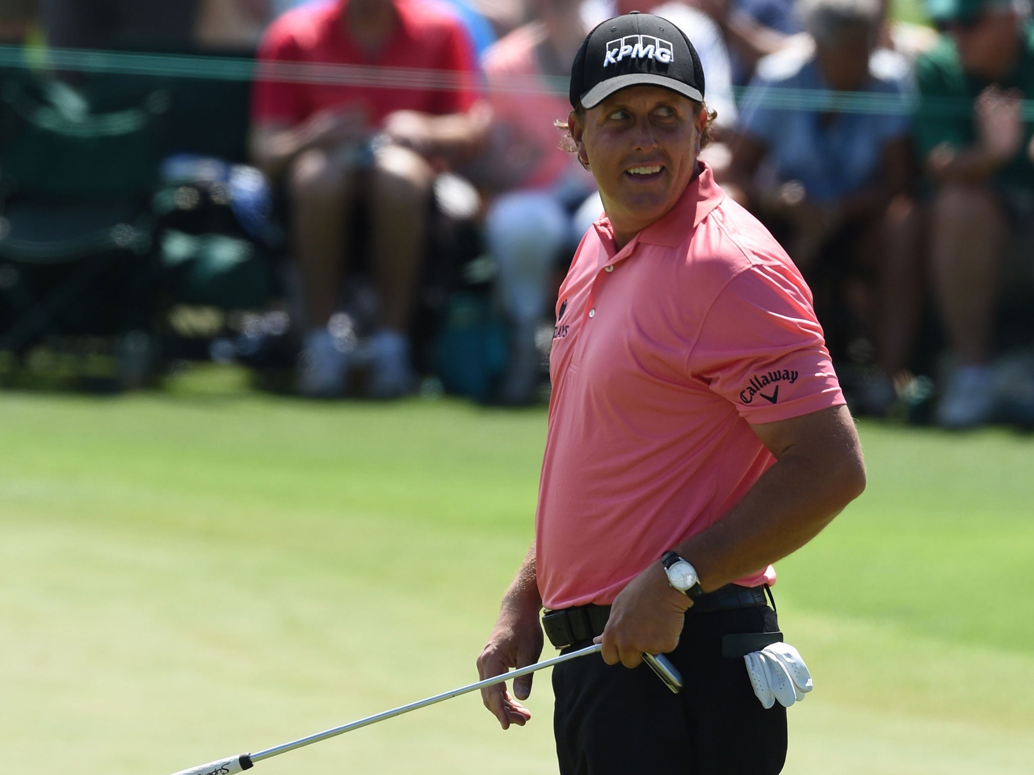 Phil Mickelson was an early mover as he birdied two, three and four