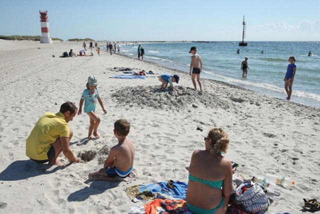 More than a third of families prefer to go to a sunny beach resort abroad for their holidays, according to the research