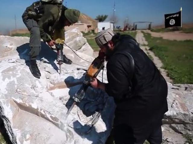 Isis video shows complete destruction of ancient city of Nimrud in Iraq ...
