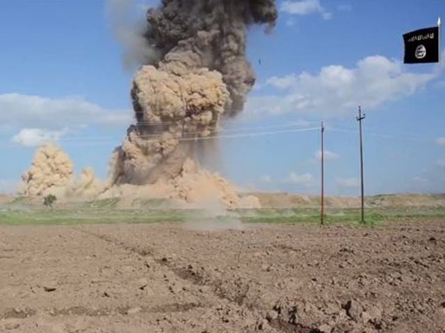 Isis video shows complete destruction of ancient city of Nimrud in Iraq ...
