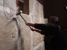 Isis video shows destruction of ancient city of Nimrud