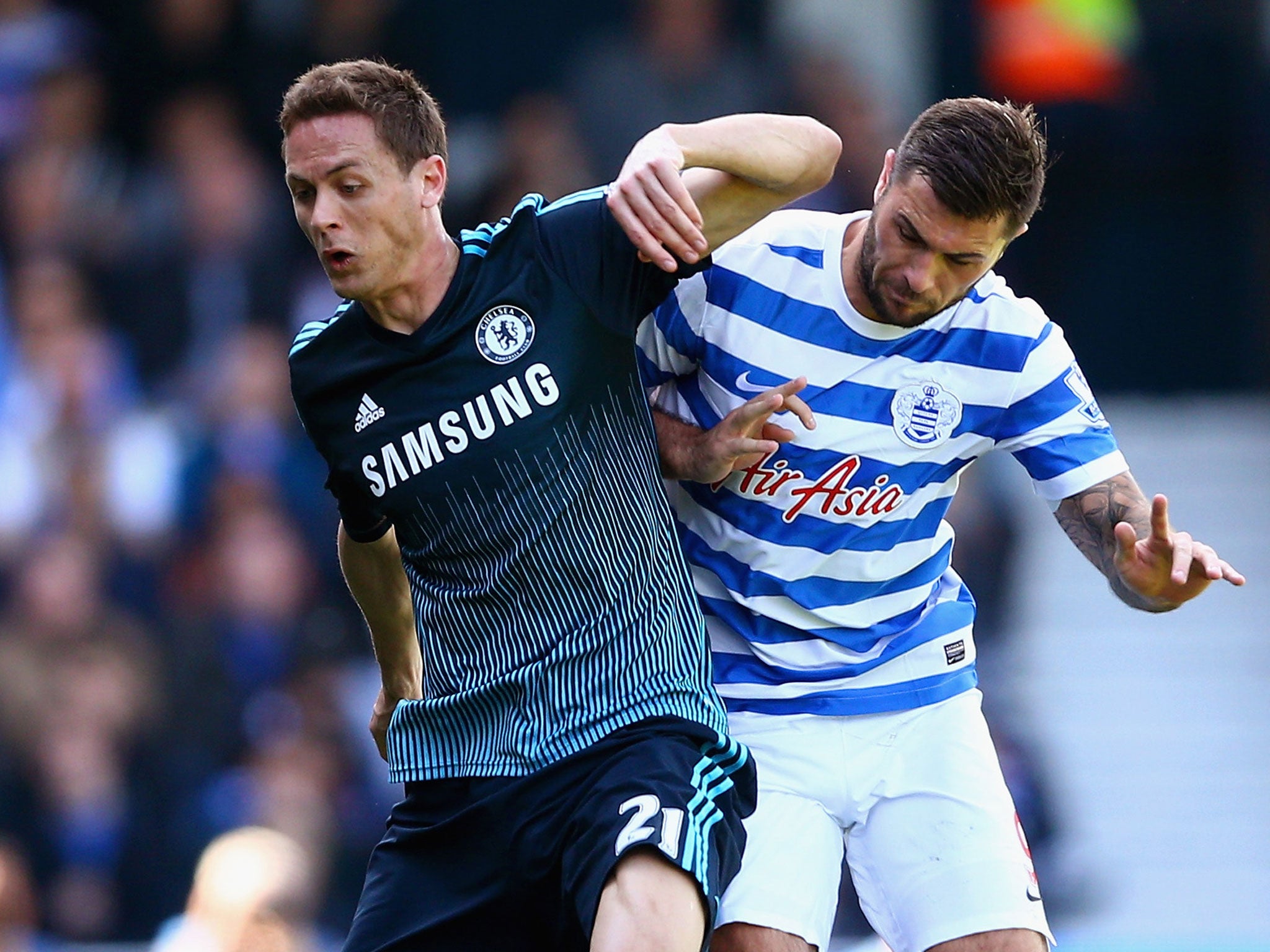 Matic in action for Chelsea