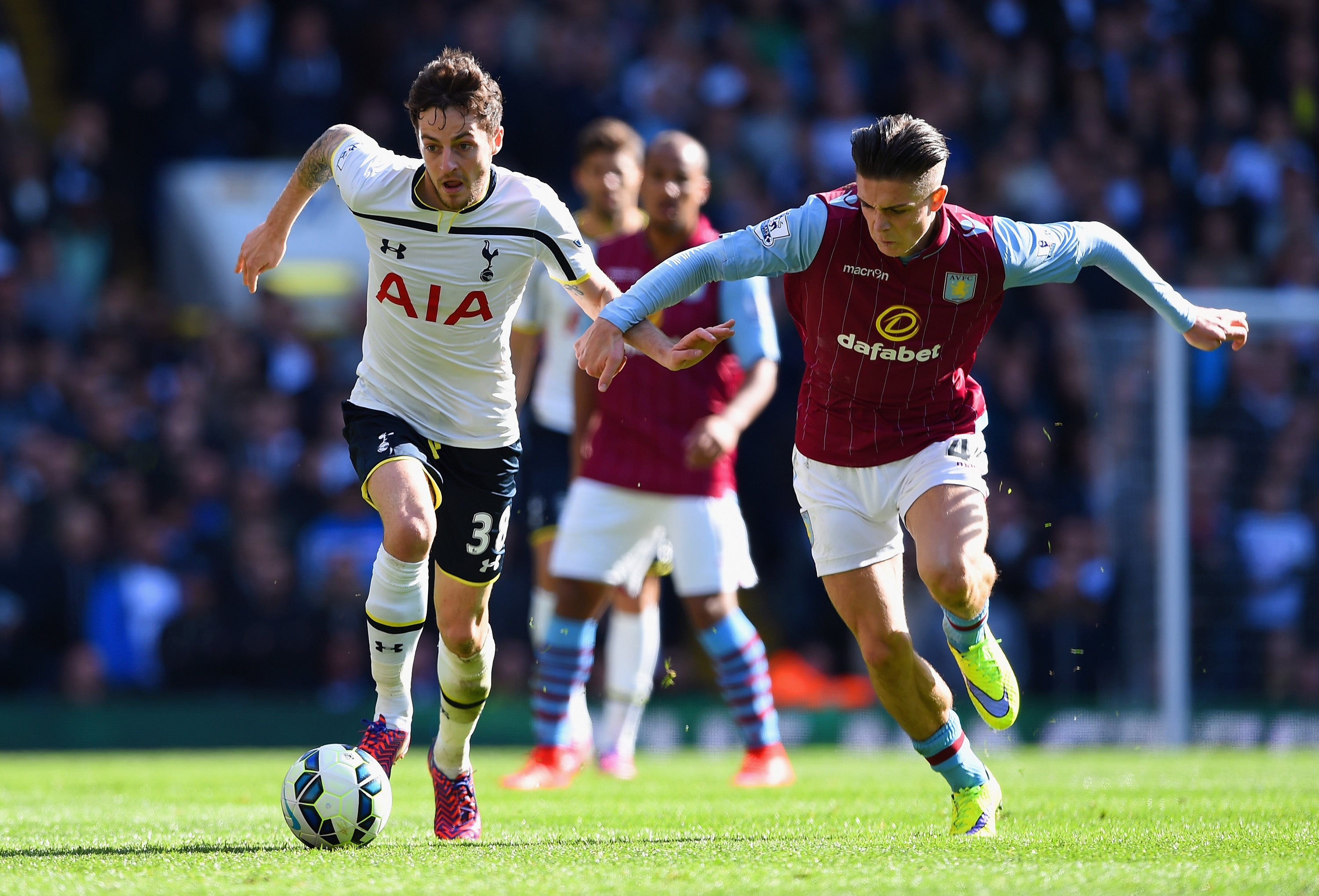 Ryan Mason and Jack Grealish have been given first-team opportunities this year