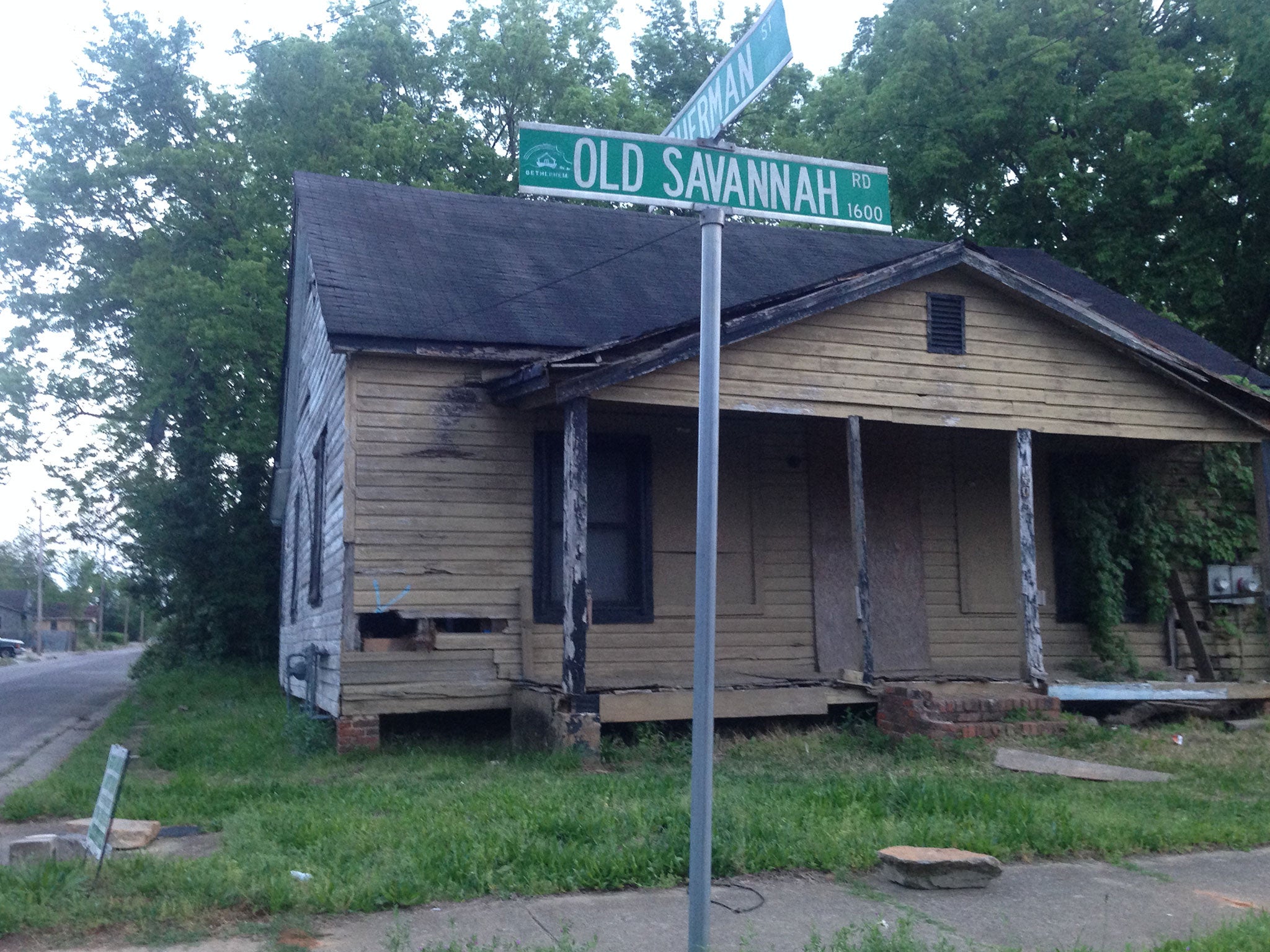 A derelict house in Augusta