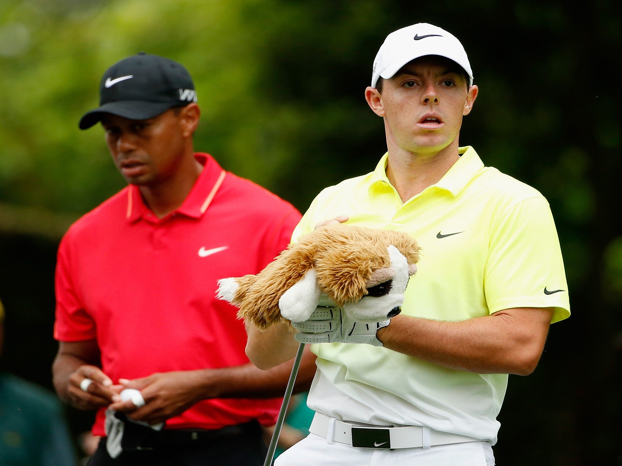 Tiger Woods and Rory McIlroy fell out of contention on the final day early on