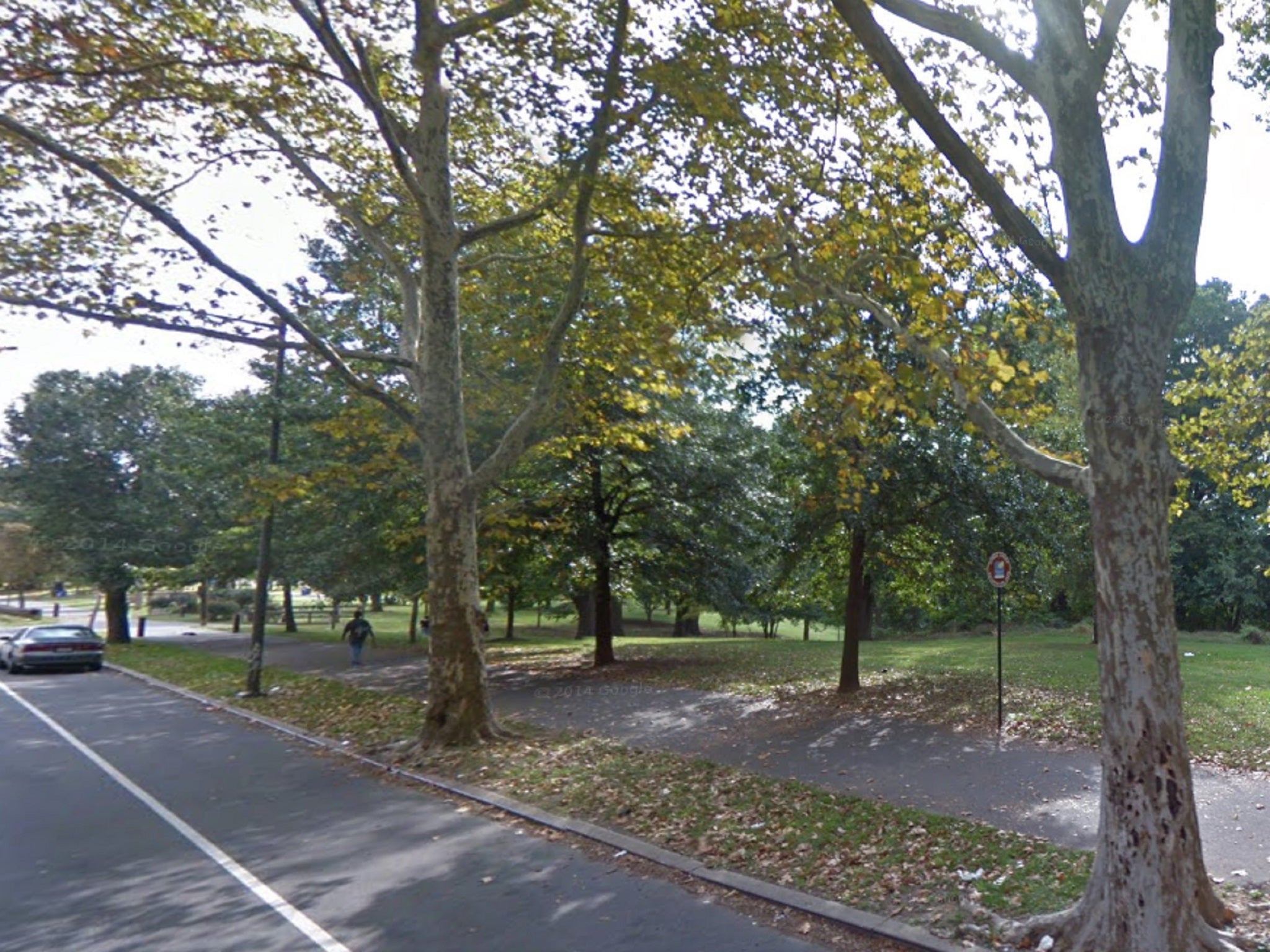 Cobb Creek Parkway near Catharine Street, the area where the man was found