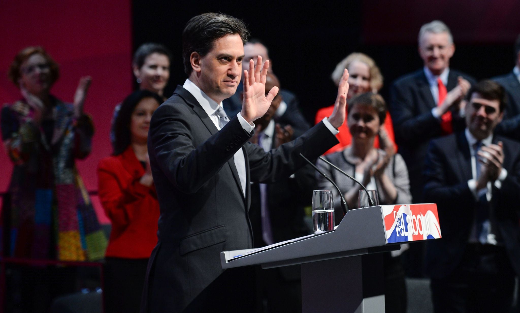Ed Miliband unveiled his party's manifesto at the Coronation Street set in Manchester