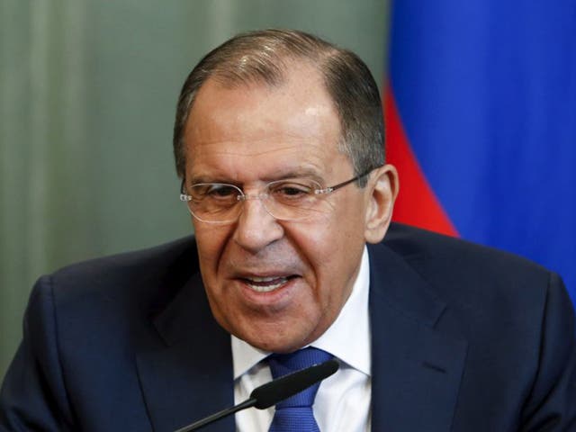 <p>El ministro de Relaciones Exteriores de Rusia, Sergey Lavrov, se quedó hablando solo en una conferencia de la ONU </p>