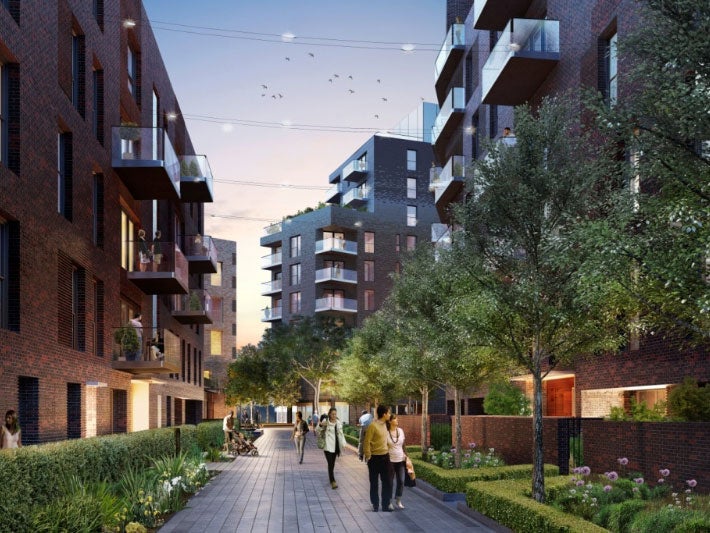 The first private owners of flats at LendLease's Trafalgar Place development in Elephant and Castle are due to move in this month