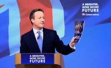 Cameron declares the Tories the 'party of the working people'
