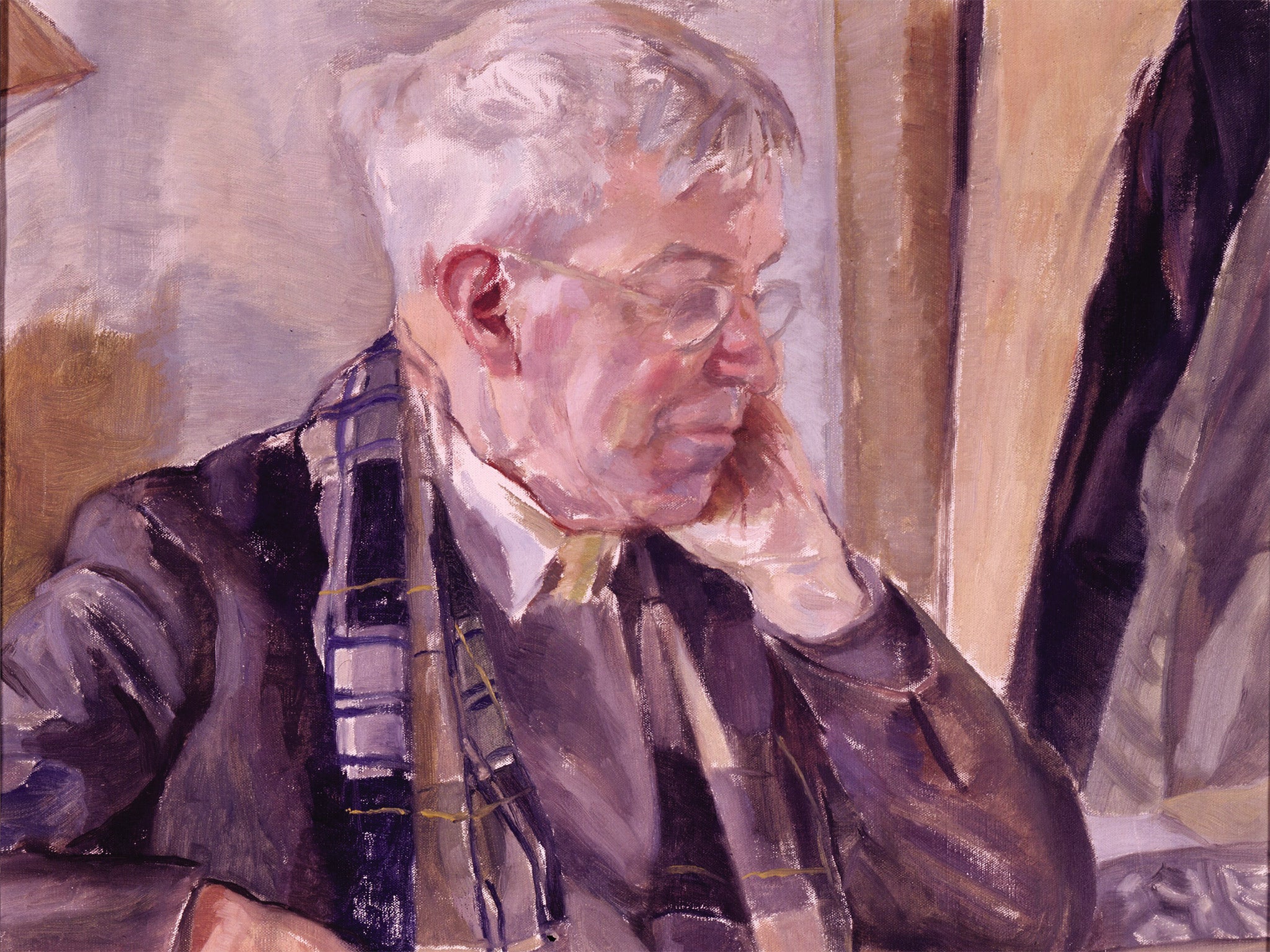 Portrait of Stanley, oil on canvas, circa 1957