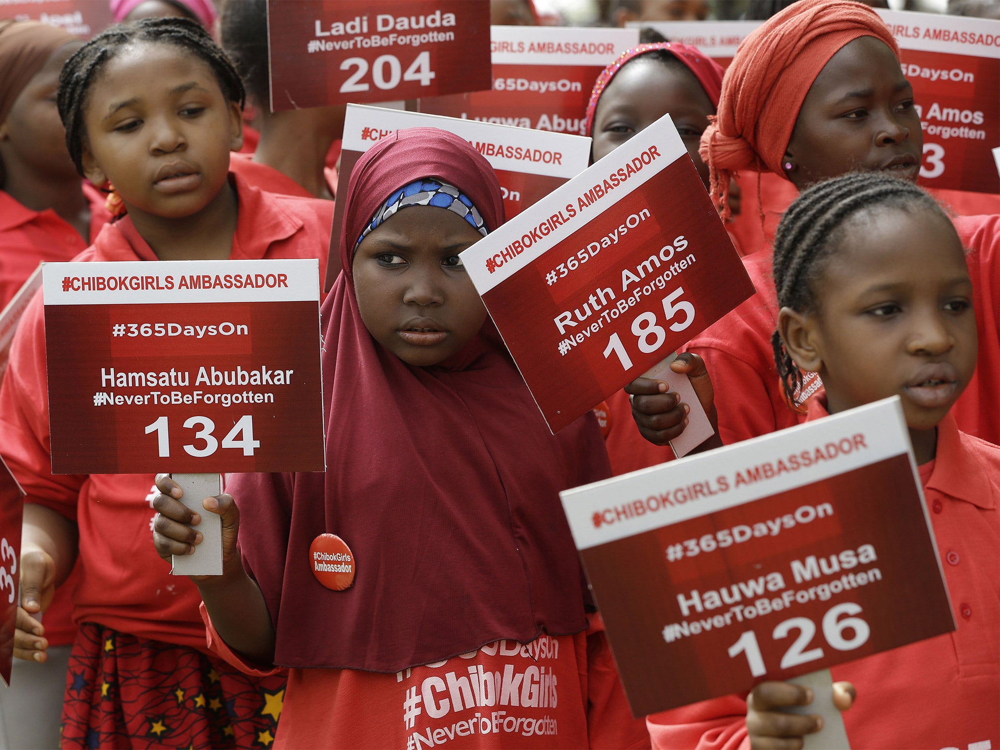 Children demonstrate in Abuja on Tuesday