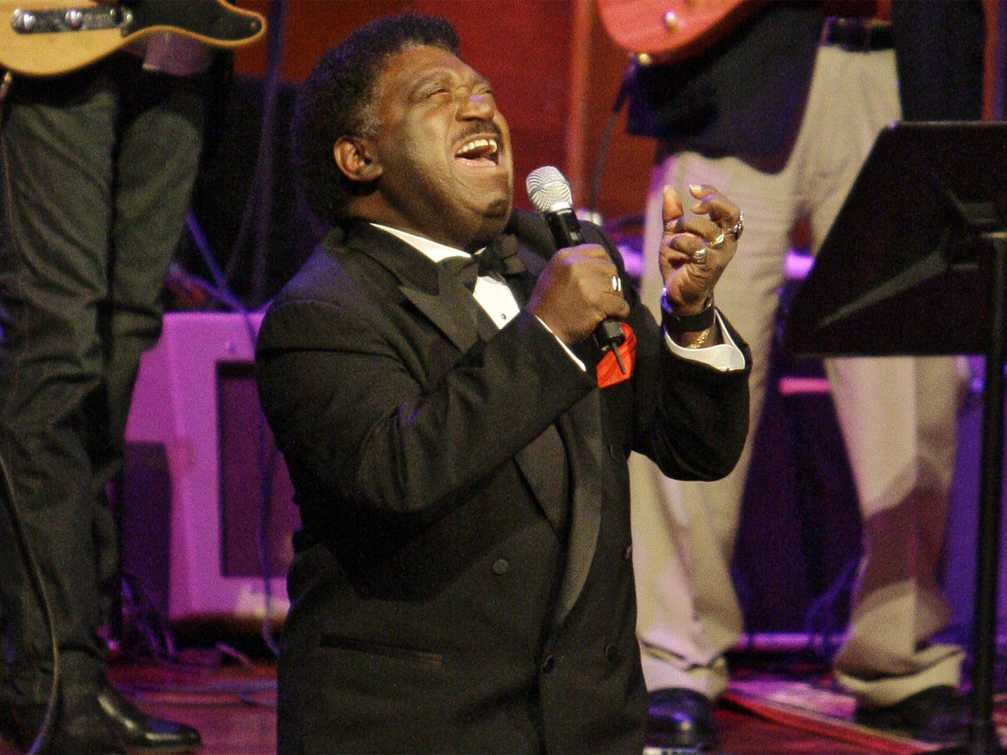 Sledge performs his signature song at the Musicians Hall of Fame Awards show in Nashville in 2008