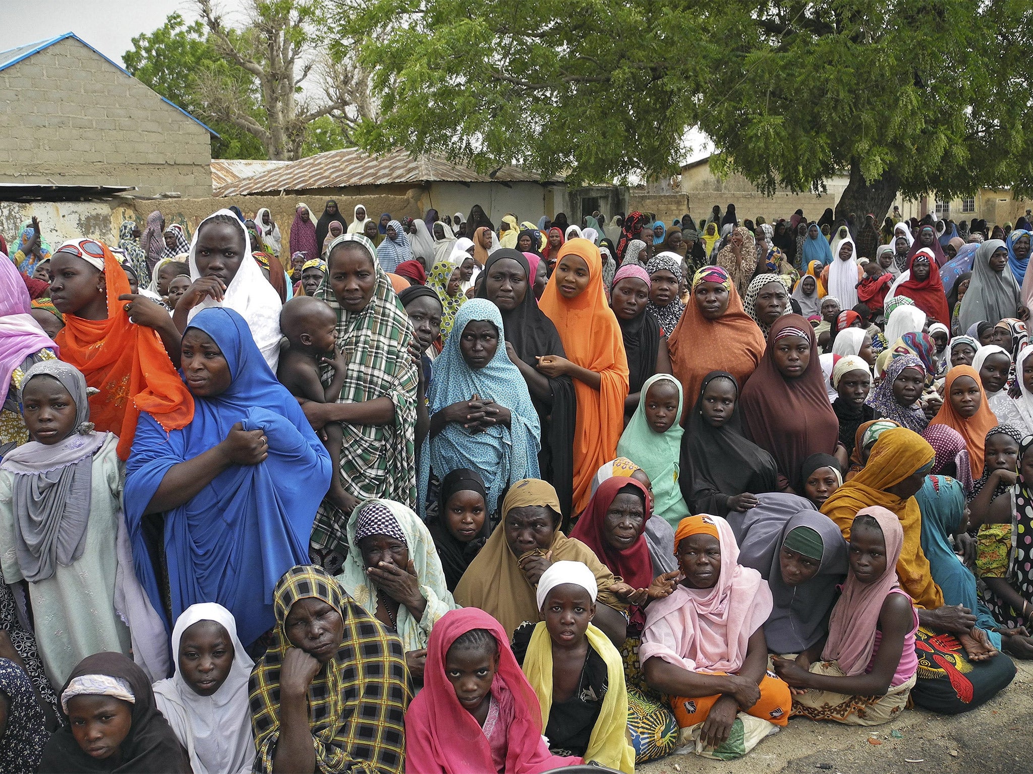 Displaced people are returning to Gwazo