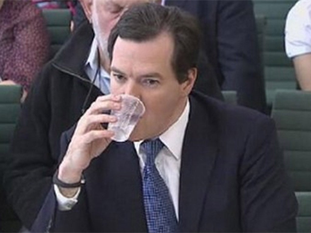 George Osborne sporting the Jawbone wristband