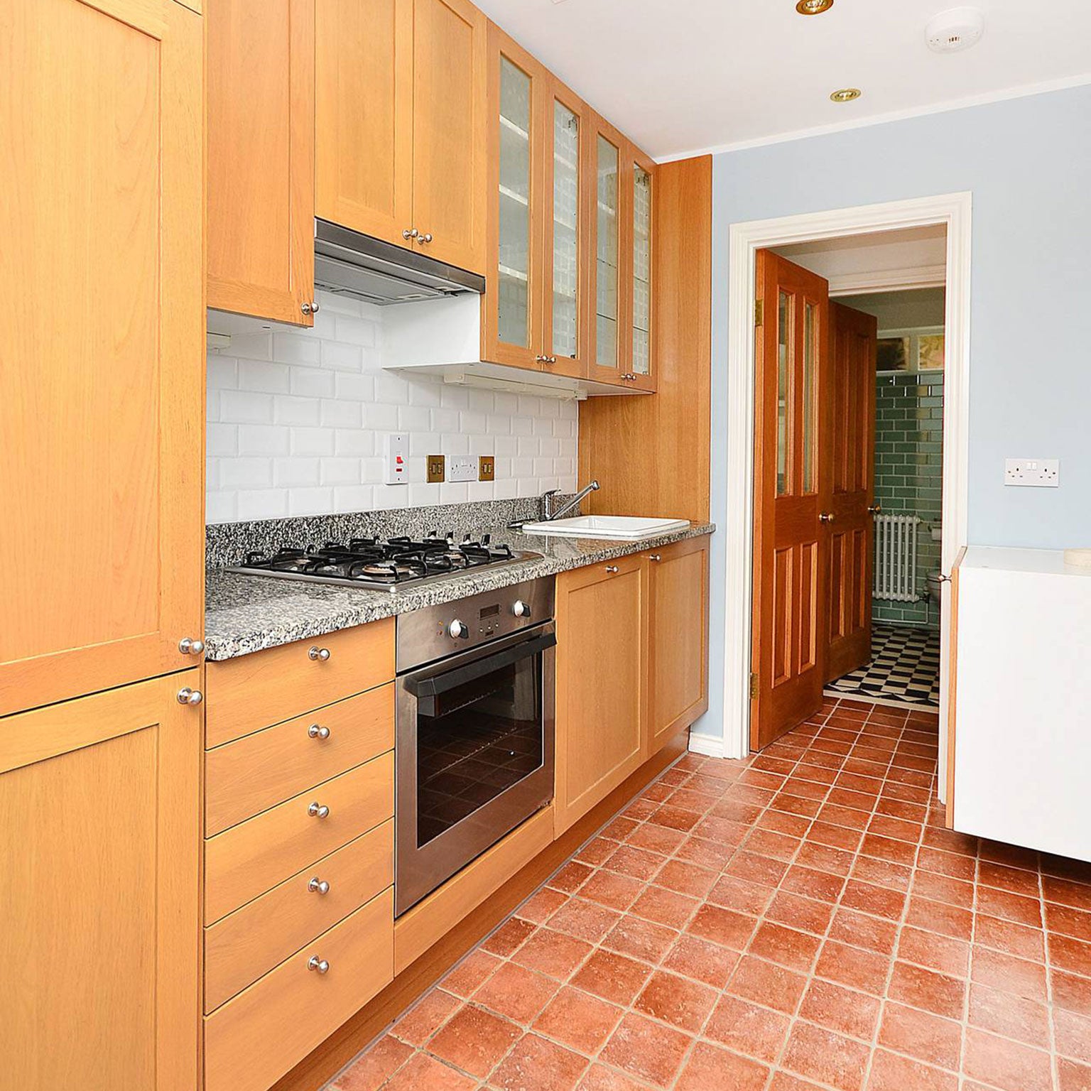 The kitchen inside the property (Foxtons)