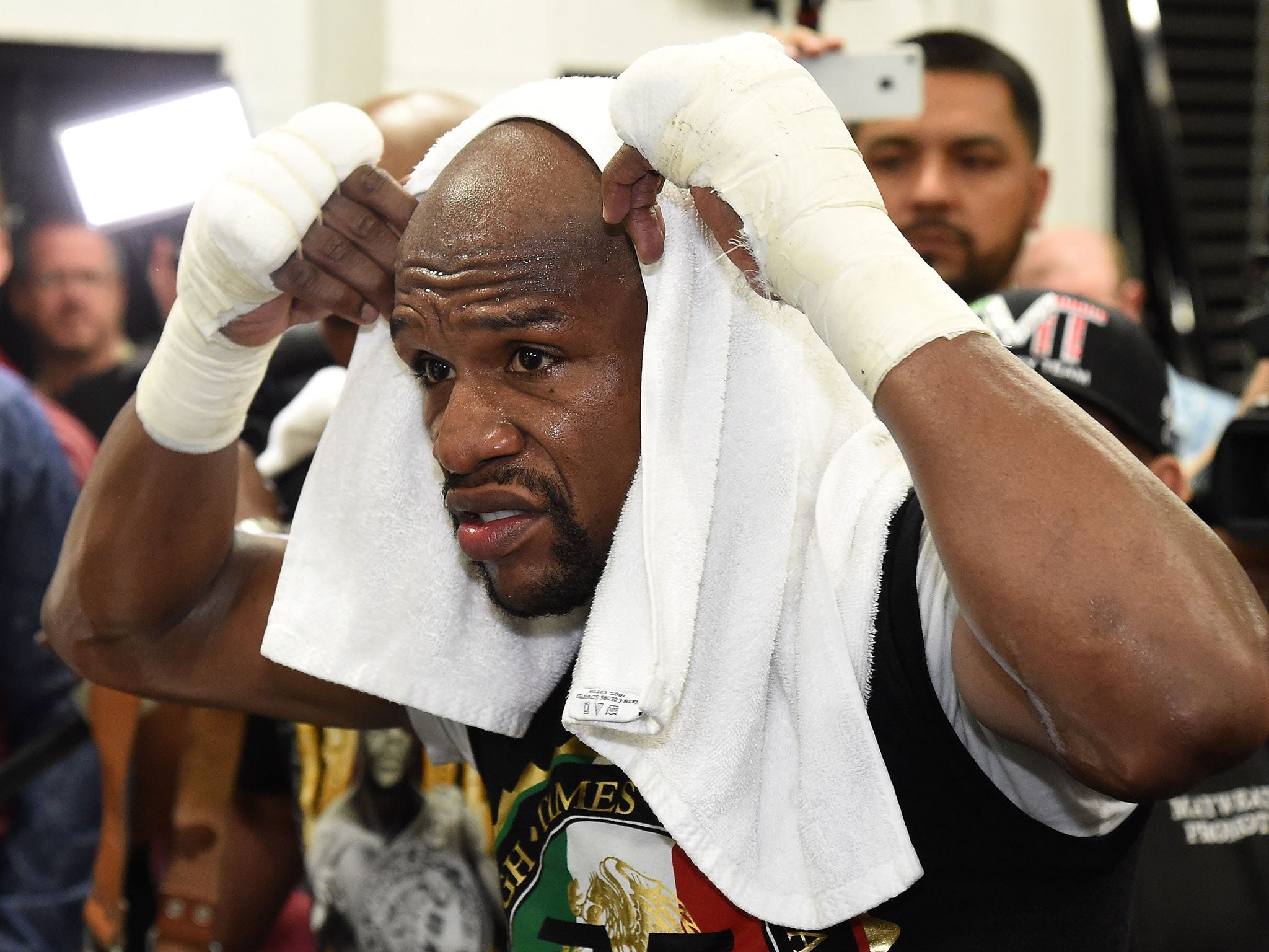 Floyd Mayweather, 38, has hinted at retirement