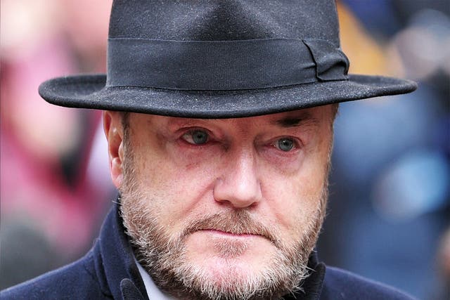 George Galloway is defending a 10,140 majority in the constituency