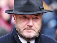 Read more

George Galloway says Narendra Modi 'has blood on his hands'