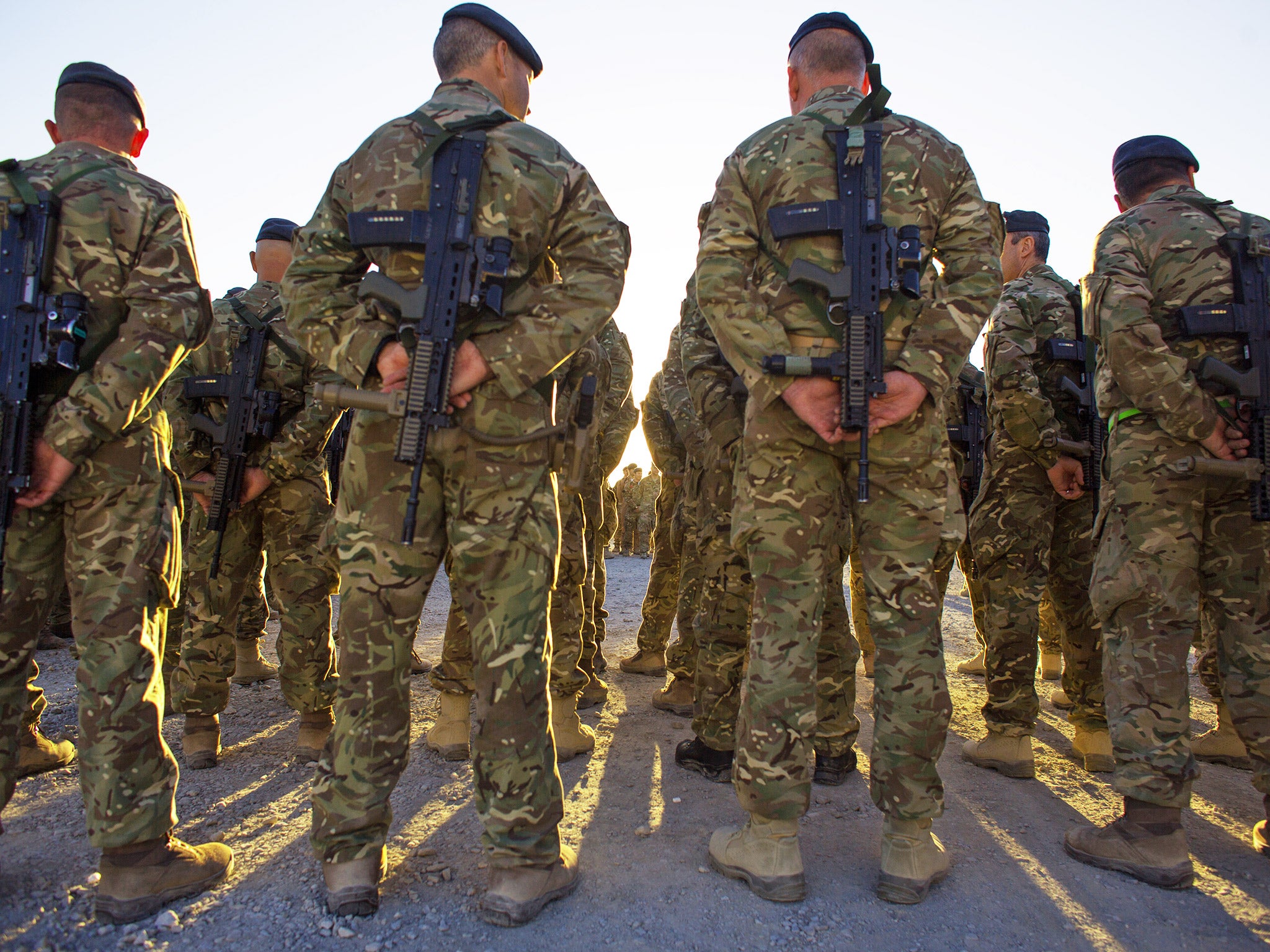 British troops in Afghanistan. File photo