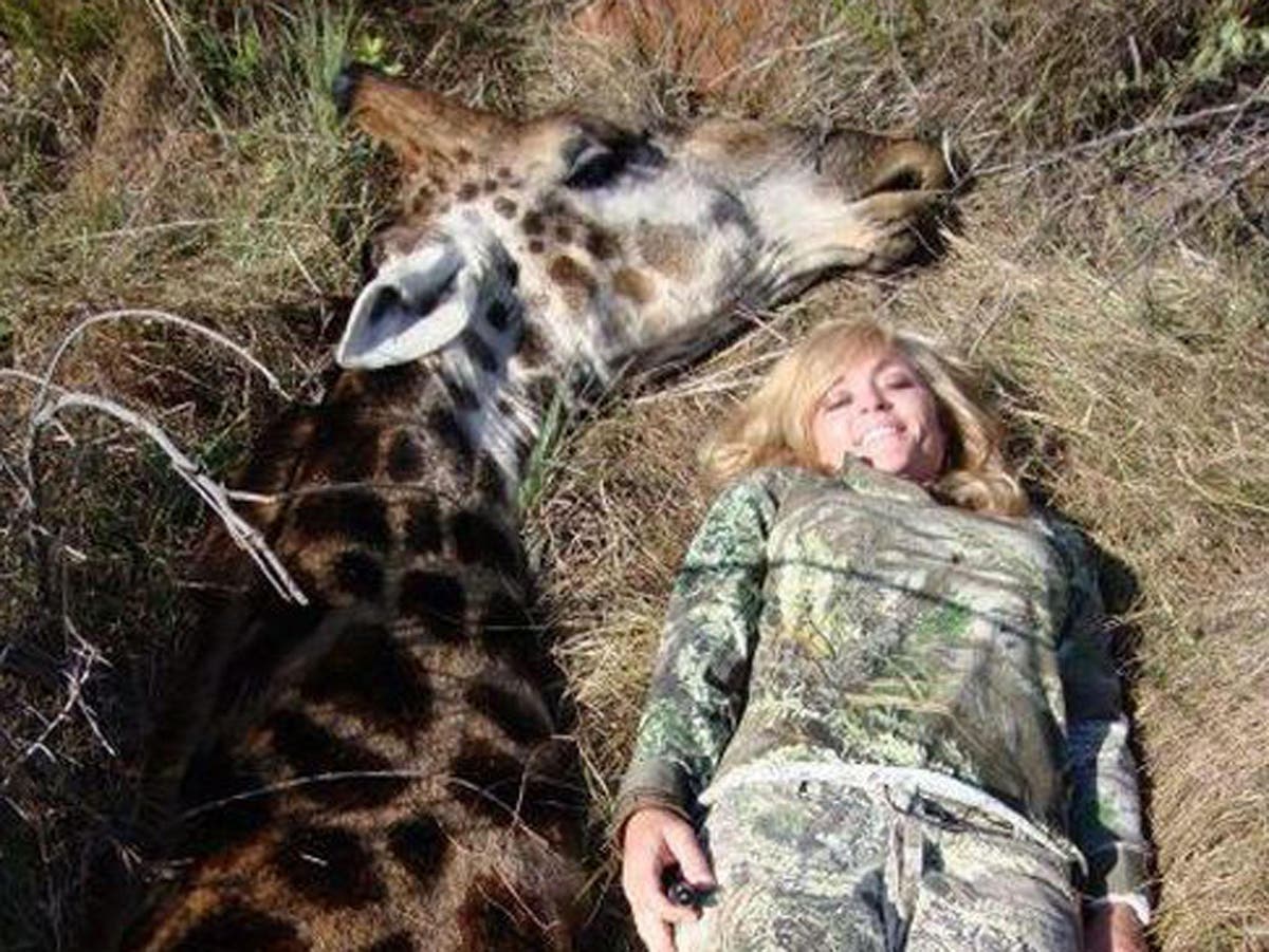Rebecca Francis, the giraffe hunter lambasted by Ricky Gervais, says she  does not regret killing animal 'for one second' | The Independent | The  Independent