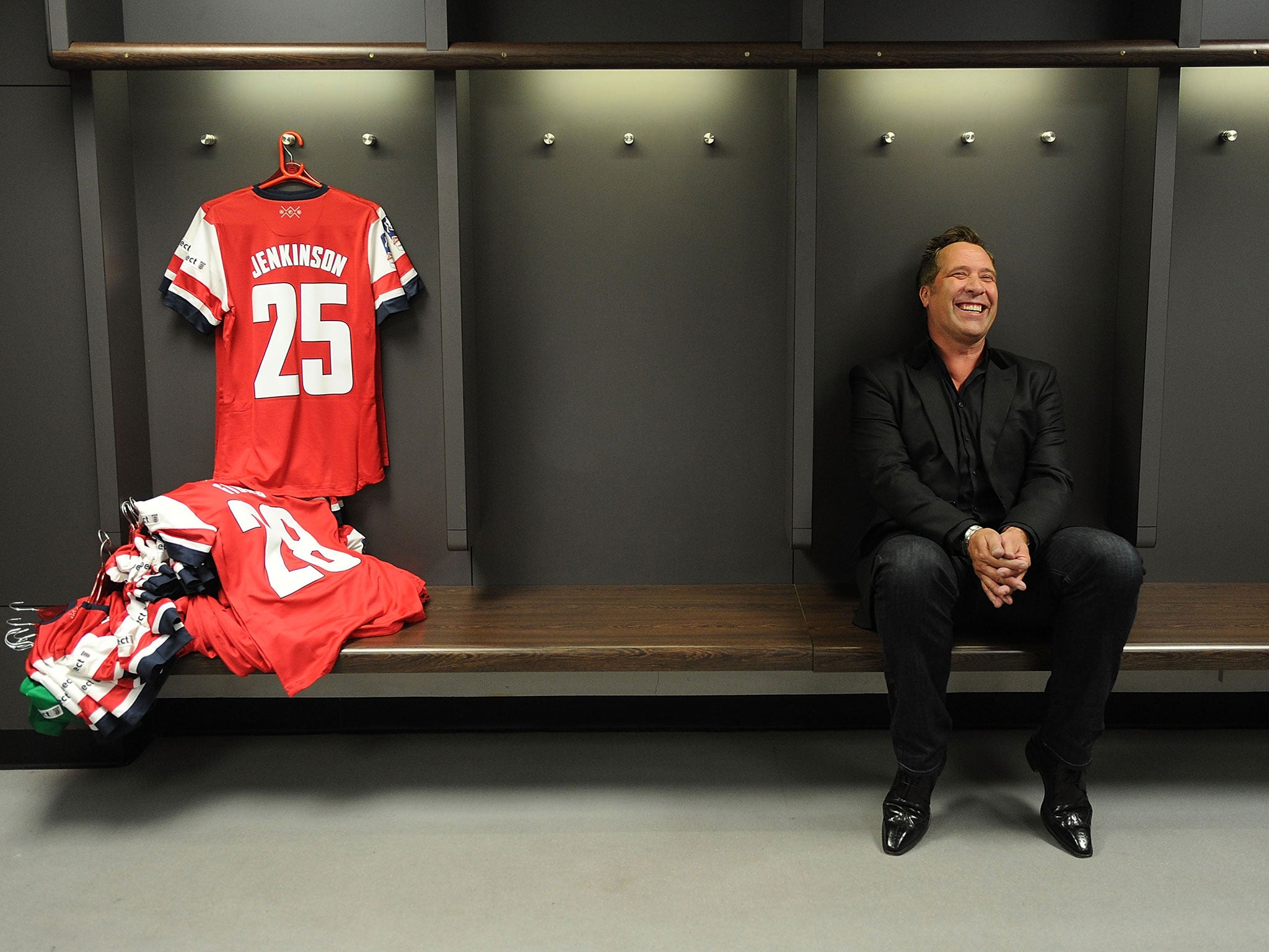 Seaman revisits the Arsenal changing room