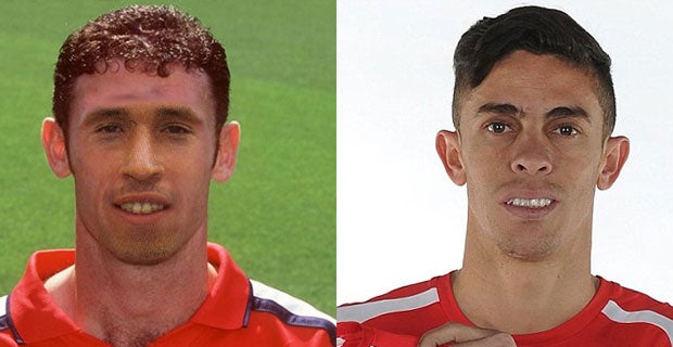 A cross between Des Waler and Martin Keown (left), and Gabriel Paulista (right)